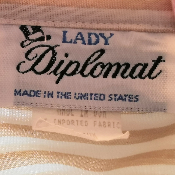 Vintage minimalist Large button up blouse shirt - Picture 7 of 9